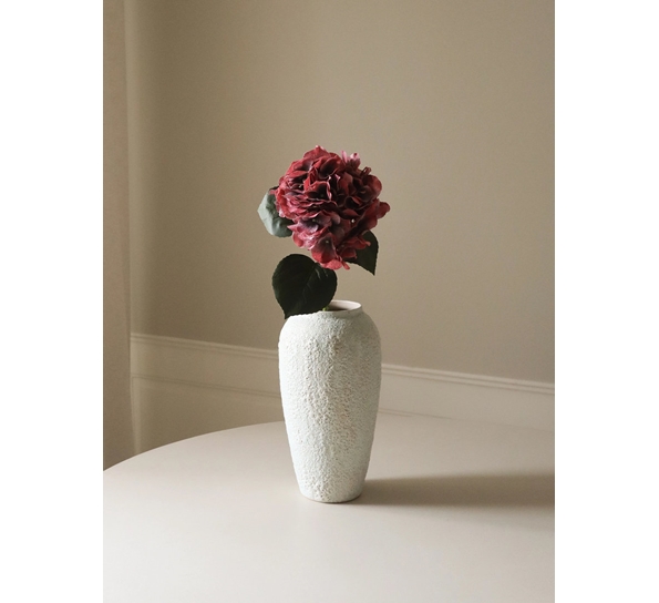 Kunstig blomst Hydrangea Hortensia burgunder fra Botanè Studios