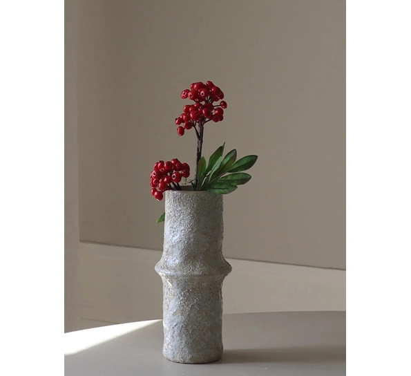 Kunstig grein Firethorn rød fra Botanè Studios