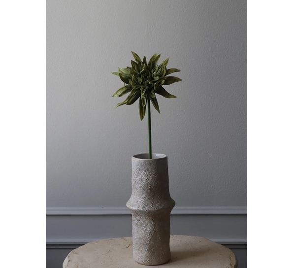 Kunstig blomst Cactus Dahlia Georgin grønn fra Botanè Studios