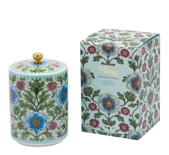 <p>Duftlys ming h14 cm coconut &amp; berries EDG Enzo de Gasperi</p>
