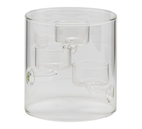 Cilindro telysestake til 3 telys 12x12 cm klar EDG Enzo de Gasperi