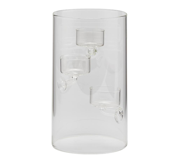 Cilindro telysestake til 3 telys 20x12 cm klar EDG Enzo de Gasperi