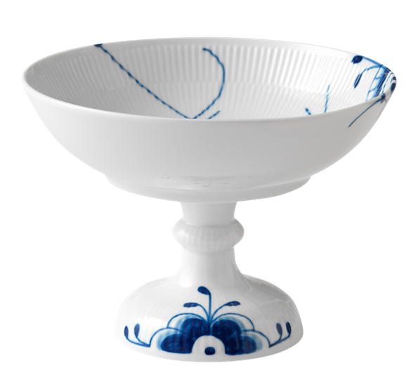 Blå Mega Riflet stettskål fra n