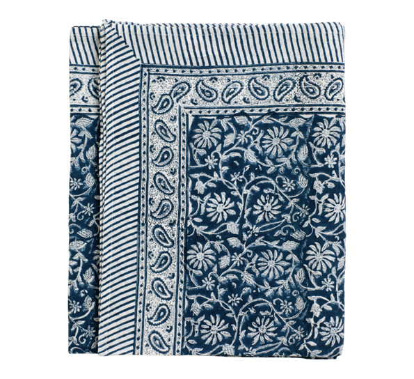 Margerita duk marineblå 170x270 cm fra Chamois