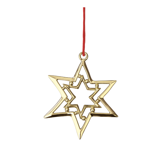 Karen Blixen stjerne h8 forgylt fra Rosendahl