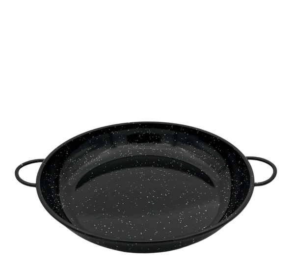 Emaljert stålpanne høy kant ø26 cm stål sort Vaello