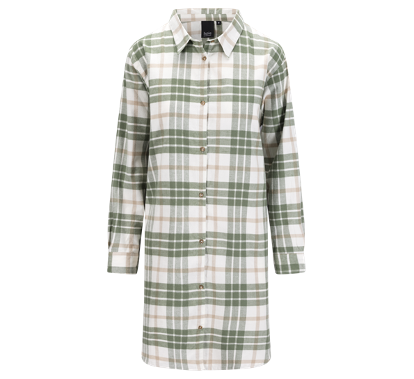 Lukas nattskjorte flanell grønn M Høie
