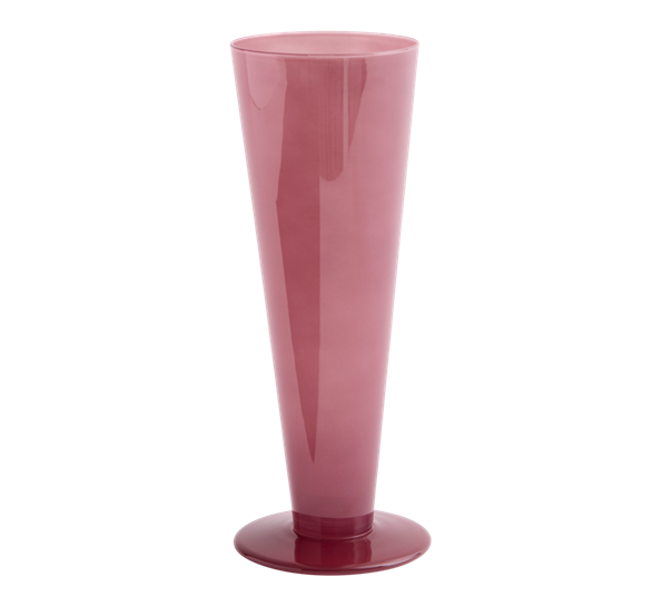 Conical vase 23 cm rose mørkerød fra HAY