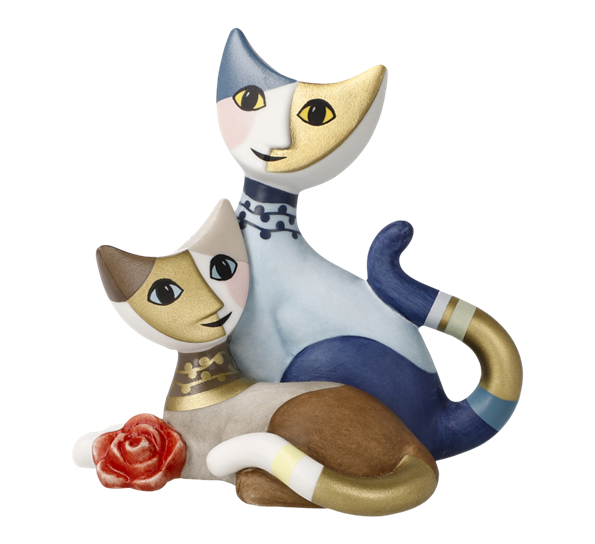 Katter mini Fioritura d'amore 8 cm Goebel