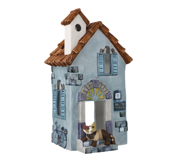 <p>Katt Via Galileo Galilei telyslykt 21&nbsp;cm Goebel</p>
