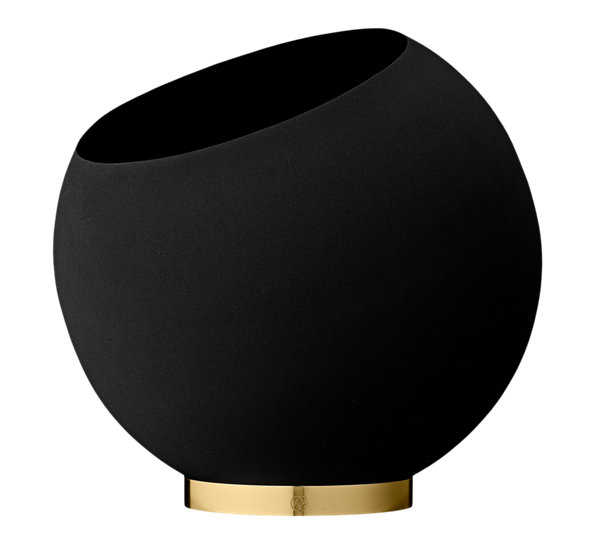 Globe blomsterpotte 37 cm sort fra AYTM