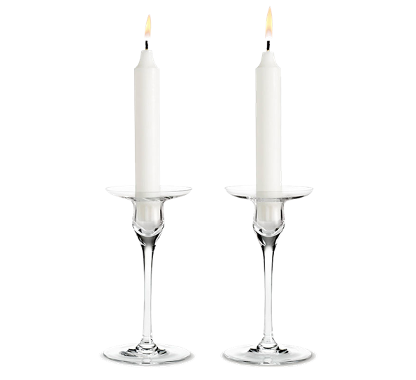 Cabernet lysestake 15 cm 2-pk fra Holmegaard