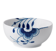 Blå Mega Riflet skål 24 cl fra n