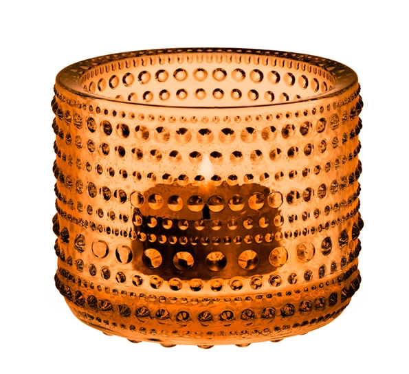Kastehelmi sevilla oransje lyslykt 64mm fra Iittala