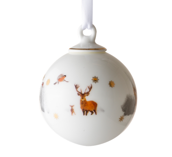 Julemorgen julekule liten hjort fra Wik & Walsøe