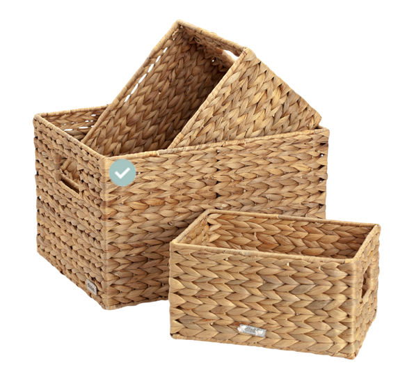 Lily kurv 20x24x32 cm vannhyasint natur fra Dixie