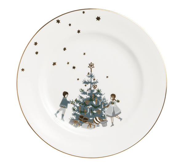 Winter Stars asjett 21 cm Christmas Tree fra Jette Frölich