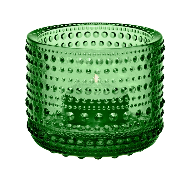 Kastehelmi grønn lyslykt 64mm fra Iittala