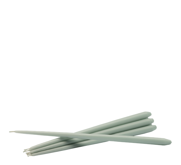 Blomsterlys fra Ester & Erik 6-pk støvmint fra Stoff Copenhagen