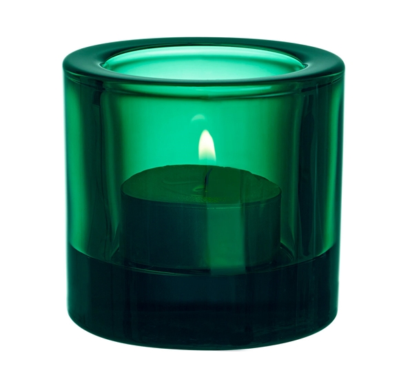 Kivi lyslykt smaragd fra Iittala