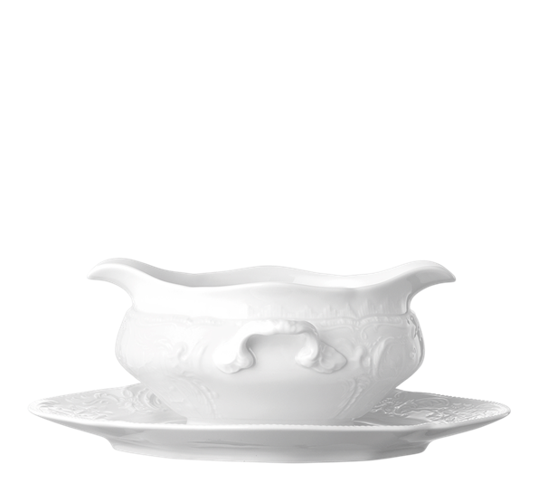 Sanssouci Hvit sausnebb på fot 65 cl fra Rosenthal