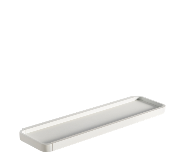Rim hylle 44x11x2,5 cm hvit fra Zone