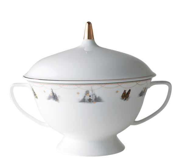 Julemorgen serveringsterrin fra Wik & Walsøe