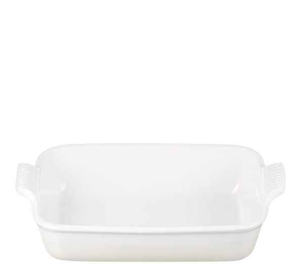 Heritage ildfast fat 2,4L 32,7x20,3 cm meringue fra Le Creuset