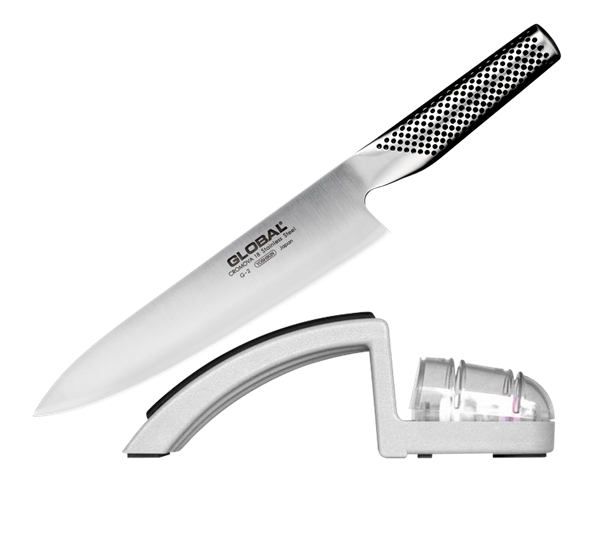 G-2220GB kokkekniv og knivsliper fra Global
