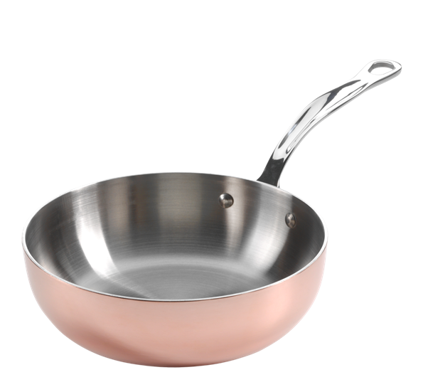 Copper Induction sauteuse 2,5l kobber fra Samuel Groves
