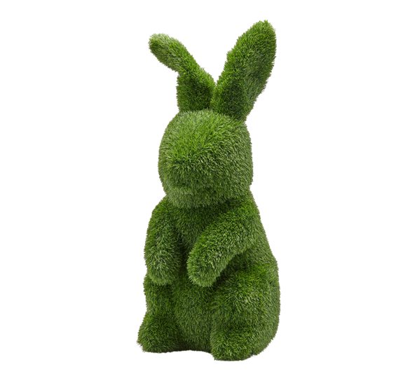 Kanin hagedekorasjon gress 85x38x33 cm grønn EDG Enzo de Gasperi