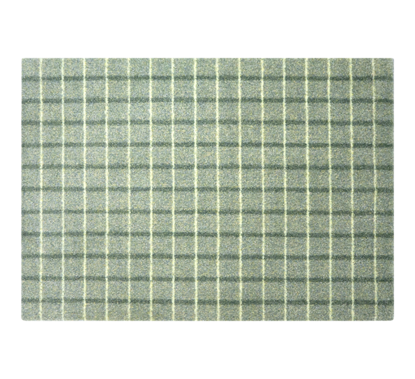 Grid Matcha Lemon dørmatte 60x85 cm fra Heymat