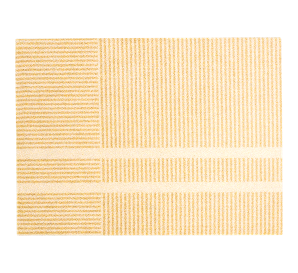 Løype Sunny Yellow dørmatte 85x115 cm fra Heymat
