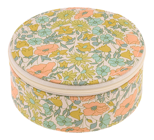 <p>Smykkeskrin rund Liberty Poppy &amp; Daisy pastell Bon Dep</p>
