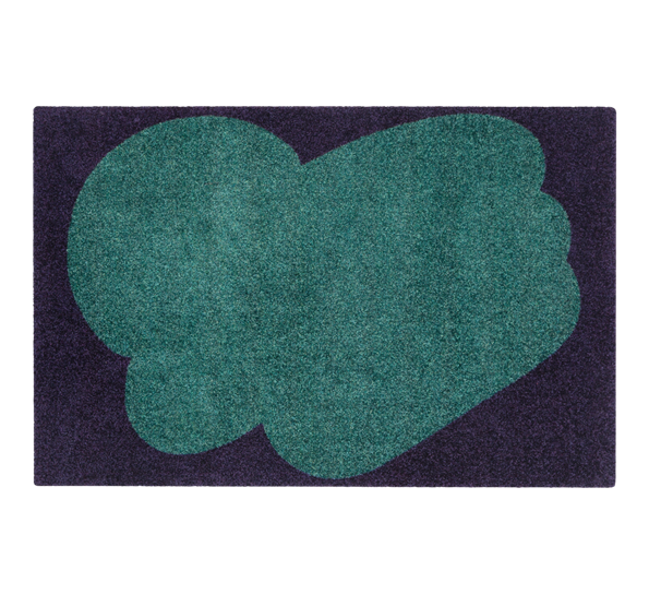 Sight Unseen dørmatte 81x122 cm smaragdgrønn fra Heymat