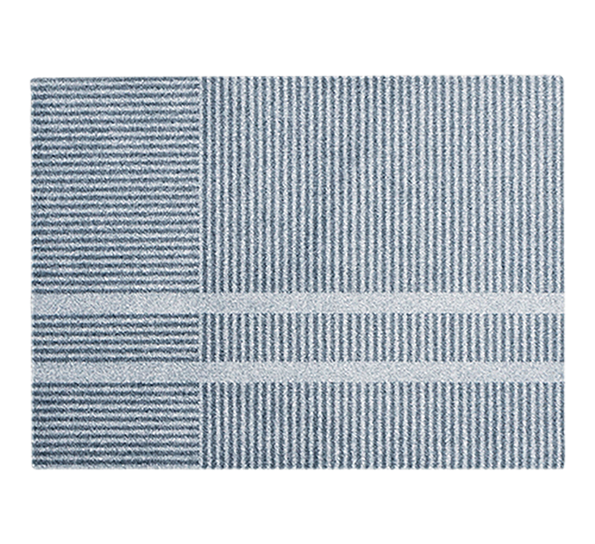 Løype Cloudy Grey dørmatte 85x115 cm fra Heymat
