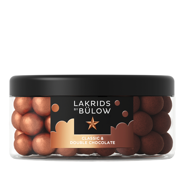 Lakris stor boks mix classic og dobbel sjokolade 550g fra Lakrids By Johan Bülow