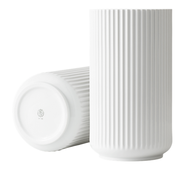 Lyngbyvase 31 cm hvit fra Lyngby Porcelæn