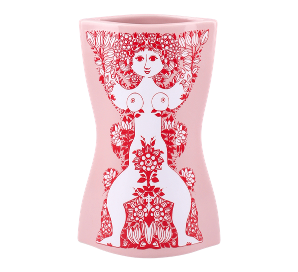 Nina vase h16,5 cm rosa rød Bjørn Wiinblad