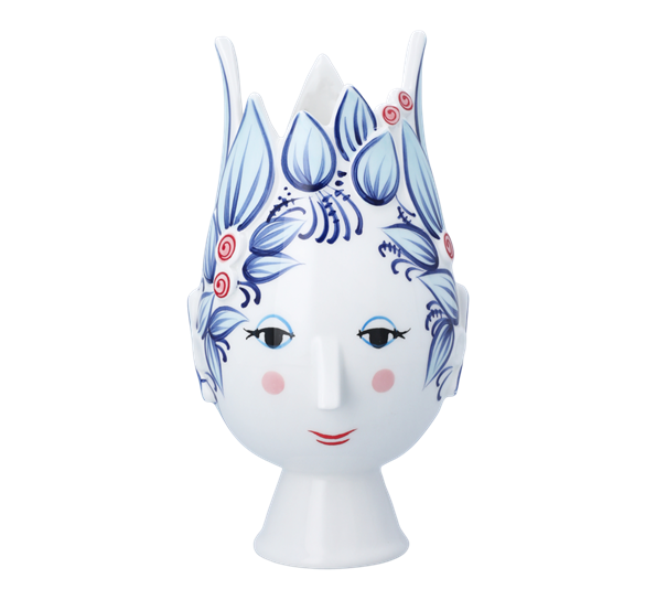 Titania vase h25 cm blå Bjørn Wiinblad