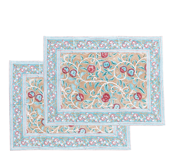 Apple spisebrikke 37x50 cm 2-pk beige Chamois