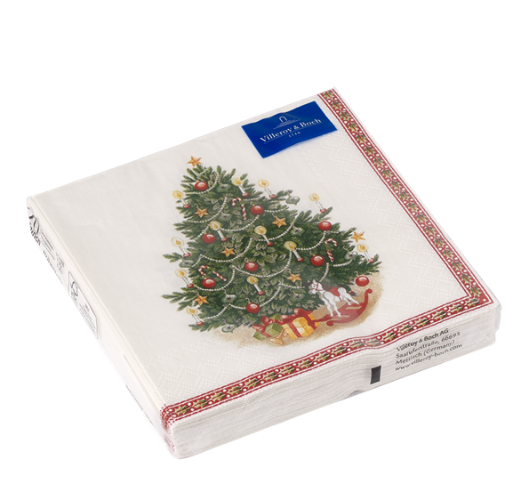 Winter Specials lunsjserviett juletre grønn 33x33 cm fra Villeroy & Boch