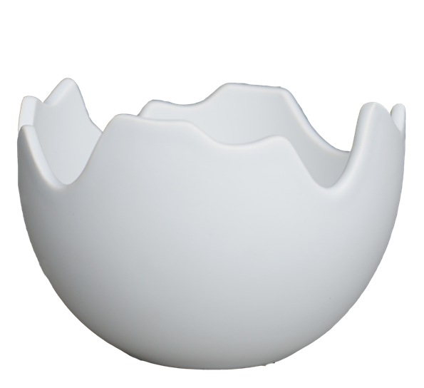 Happy Easter skål hvit ø15cm h10cm fra DBKD