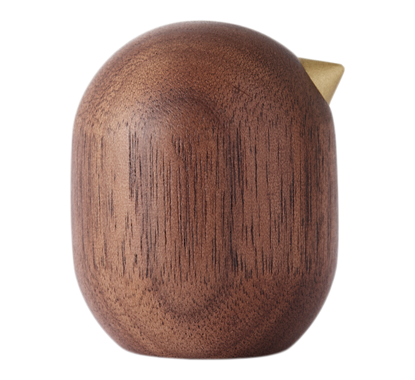 Little bird 4,5 cm walnut fra Normann Copenhagen