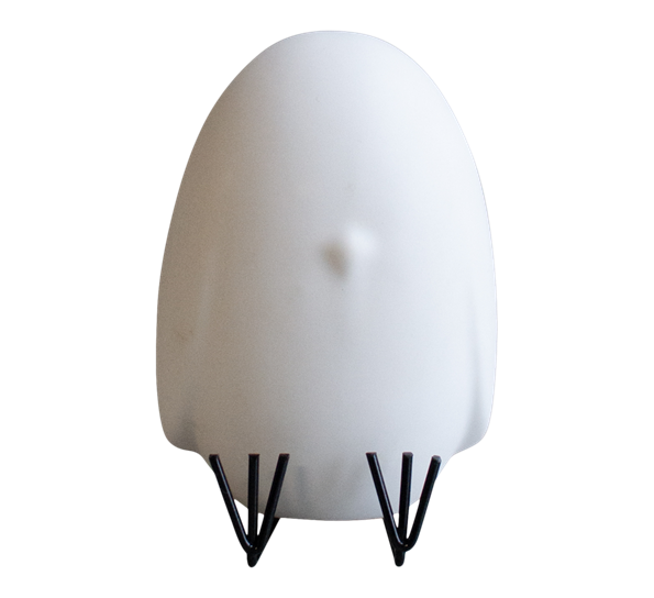 Sit around påskekylling hvit ø6,5 cm h10 cm fra DBKD