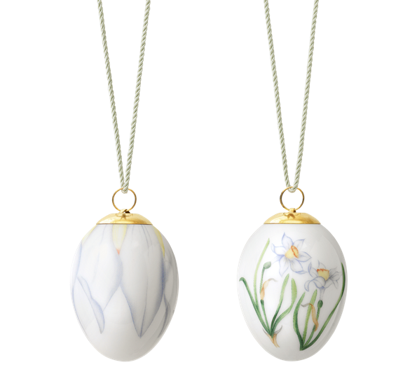 Påskeegg 2022 Påskelilje 2 stk fra Royal Copenhagen