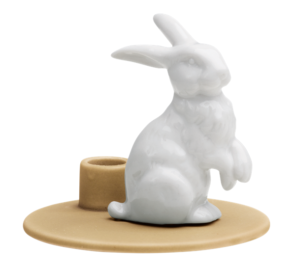 Sweet Stories lysestake hare h8 cm sennepsgul fra Dottir