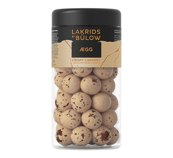 Ægg lakris standard Crispy Caramel 295g fra Lakrids By Johan Bülow