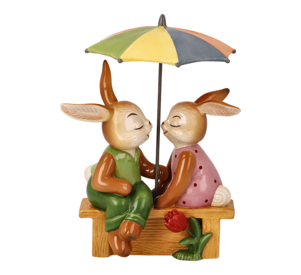 Påskekanin A place for the two of us 16,5 cm fra Goebel