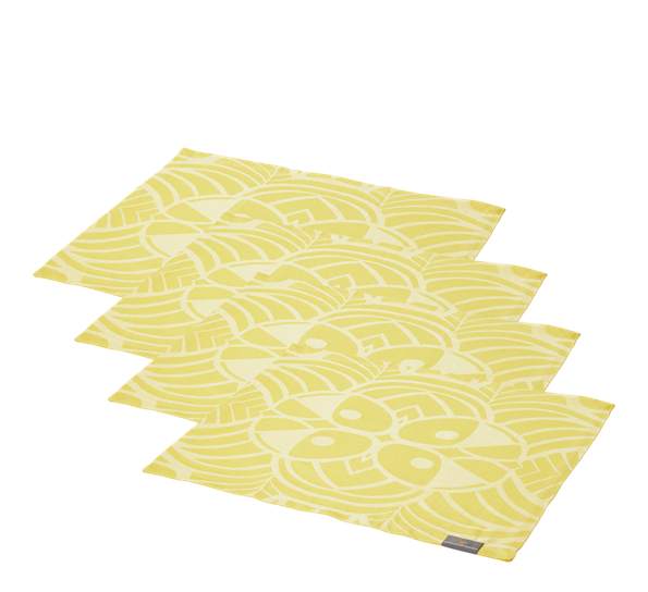 Easter Rustic spisebrikke 4-pk 50x38 cm gul fra Georg Jensen Damask